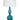 Glazed Table Lamp - Blue