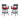 Outdoor Swivel Bar Chairs, 360 Degree Rotation, Ergonomic Backrest (Set of 2)