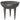 Otto - Cast Aluminum Side Table - Black