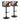 Cosi - Mid Century Modern Adjustable Barstool With Swivel With Rounded T Footrest (Set of 2)