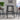 Modern Bar Height Dining Table, Rubberwood Legs And Laminate Table Top
