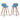 Randolph - Bentwood Multifunctional Counter / Bar Height Stool (Set of 2)