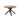 Outdoor Dining Table - Teak / Black