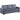 Convertible Sleeper Sofa With Pull Out Bed, Upholstery, Square Arms - Dark Gray