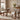 Dining Chair With Curved Legs (Set of 2) - Beige / Brown