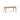 Placidity - Outdoor Expandable Dining Table With Slatted Tabletop And Tapered Legs
