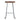 Industrial Chunky Bar Stool - Chestnut