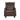 Amedou - Contemporary Tufted Wingback Rocking Chair - Dark Brown