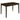 Arvin - 5 Piece Dining Set With Rectangular Table And Bench With Seats - Cappuccino