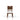 Casual Side Dining Chair Contrasting Upholstered Seat (Set of 2) - Brown