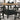 Arunda Yukon - Round Counter Height Dining Table With Pedestal Base And Built In Drawer - Oak