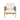 Patio Acacia Wood Club Chair, Woven Rope Outdoor Patio Arm Chair, Deep Seating For Porch - Teak / Beige
