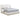 Talbot - Eastern King Platform Bed With Elevated Headboard - Cream