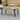 Acacia Wood Patio Dining Table, 69"L Rectangle Outdoor Table - Teak / Black