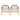 2 Piece Outdoor Acacia Wood Patio Club Chair, Patio Furniture Arm Chair With Woven Rope Backrest, Deep Seating For Porch - Light Teak / Beige
