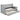 Daybed With Slat Trundle, Button Tufted - Light Gray