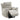 Marsha - Power Recliner With Lift & Massage - Light Gray