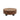 Drum Shaped Coffee Table With Hidden Storage Drawer, Low Profile For Living Room - Walnut