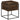 Ondrej - Square Accent Side Table With Removable Tray - Dark Brown