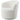 Tempest - Upholstered Barrel Back Swivel Chair - White