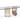 Murano - Double Pedestal Table - Pearl Silver