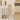 Tall Floating Bathroom Side Cabinet, Wall Mounted Single Door Storage - Light Oak