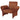 Whitney - Accent Armchair - Rusty Orange