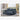 Blend Upholstered Sleeper Sofa With Reversible Chaise And Tufted Back - Dark Blue