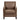 Shasta - Accent Chair With And Nail Buttons - Brown