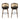 Como - Indoor Wood Barstool (Sey of 2)