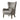 Arianna - Swoop Wing Chair With High Density Foam Support - Gray