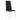 Modern Grid Armless High Backrest Dining Chair Set With Electroplated Metal Legs In Material 6 Piece - Black