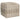 Elmer - Square Woven Pouf - Natural / Gray