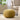 Yuny - Knitted Cotton Round Pouf With Modern Design - Yellow