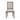 Traditional Style Dining Chair Set With Fabric Upholstery