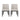 Modern Dining Chair With Durable Fabric Upholstery And Sturdy Wooden Frame (Set of 2)