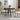 Mid Century Modern Round Dining Table With Metal Legs And Open Shelf