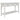 Classic Retro Style Console Table With 3 Top Drawers And Open Style Bottom Shelf - Antique White