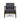 Enchanting Outdoor Club Chair With Slat Panel Design And Water Resistant Cushion - Dark Gray