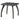 Luminant - Outdoor Side Table With Iron Frame - Gray