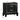 Nightstand With USB Port, Tapered Legs - Black