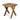 Passion - Outdoor Side Table With Cross Base And Slatted Top - Teak