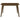 Retro Dining Table - Brown