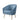 Benny - Velvet Accent Chair - Blue / Gold