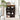 Modern Minimalist Tall Lighted Display Cabinet With Tempered Glass Door - Black / Dark Walnut