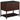 Tova - 2 Drawer Side Table With Shelf - Dark Brown