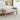 Elegant Tufted Ottoman - Beige / Brown