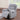 1 Piece Manual Recliner With Padded Seat And Backrest - Gray