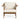 Outdoor Acacia Wood Club Chairs With Cushions (Set of 2) - Teak / Beige
