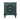 Hollow Carved 3 Drawer Dresser With Metal Handles, Storage Chest For Living Room Or Bedroom - Blackish Green